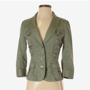 White House Black Market Army Utility Blazer